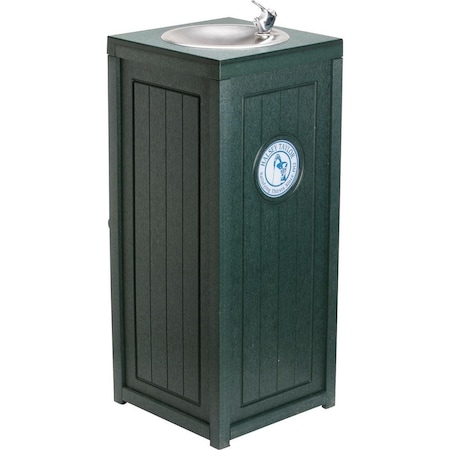 Elkay Halsey Taylor Ice Chilled Fountain Non-Filtered Non-Refrigerated Forest Green HTICF